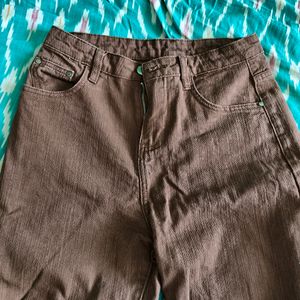 Urbanic Brown Flared Jeans