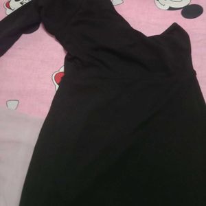 A Black Partywear Dress