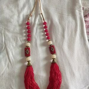 Red Moti Neckless