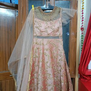 Wedding Or Partywear Fancy Heavy Dress