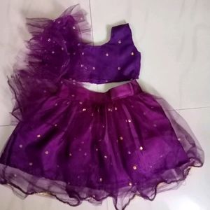 Baby Purple Lehnga