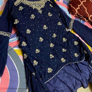 Rhinestones Sharara Kurti