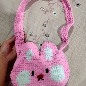 Cute Rabbit Crochet Bag