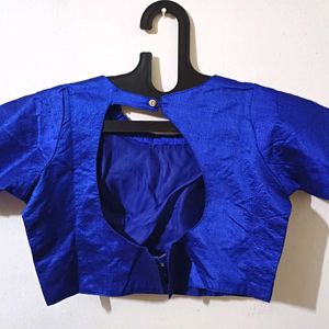 💥🆕️ Royal Blue Fancy Readymade Blouse