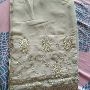 Saree Georgette For stringiness With Blouse