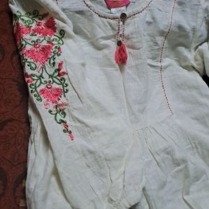 Beautiful Off White Kurta