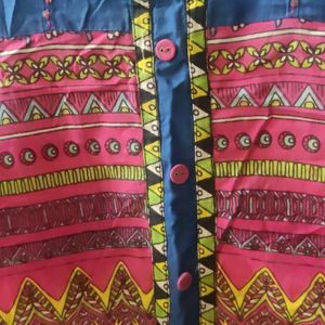 Beautiful Pure Cotton Kurta Multi Colour