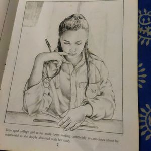 Portrait In Pencil Drawing Book