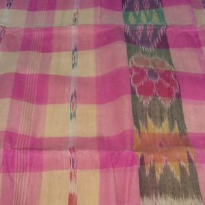 Bengal Tant Saree With Reshmi Border