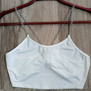 White Crop Top