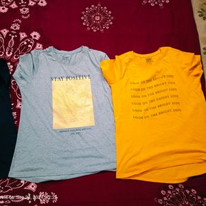 3 Tshirts In L Size