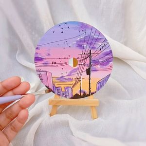 Aesthetic CD Painting without Easel