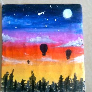 tBeautiful Homemade Canvas Painting Under 200
