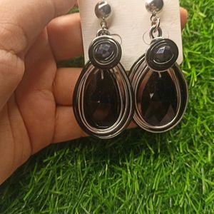 Long Black Earrings For All Wear