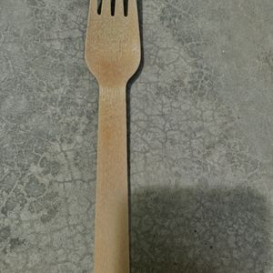 Wooden Disposable Fork (Biodegradable) - 50 Pcs