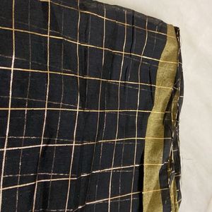 BLACK ZARI DUPATTA