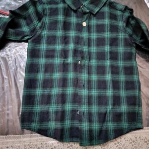 Unused Boy Dark Green Shirt