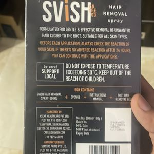 Svish Hair Removal Spray