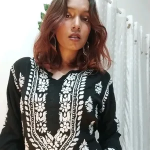 Chikankari Long Kurti