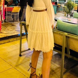 White Boho Dress