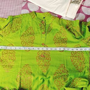 Green Kurta Palazzo Set