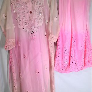 DUPATTA MISSING CHIKANKARI 2 PIECE SET