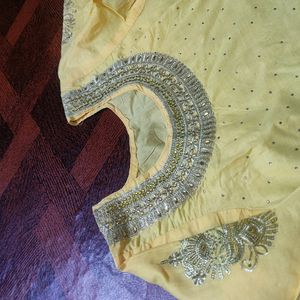 Beautiful Yellow Unused  Shalwar Kurta