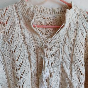 Boutique Knit Nude Sweater