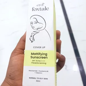 Foxtale❤️Mattifying Sunscreen With SPF 70❤️