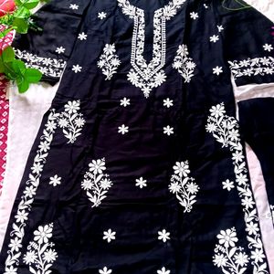 Without Tag Chicken Kari Kurta Plazo Set