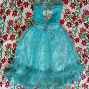Sky Blue Princess Gown For Girls