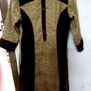 Pure Cotton Fabric Formal Kurti