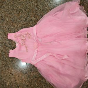 Pink Girl Baby Frock