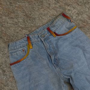 Handpainted Denim Jeans