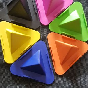 HARD PLASTIC PYRAMED MOBILE STAND , GET 3 AT 175/-