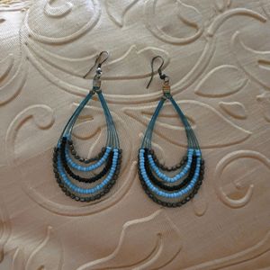 Blue Drop Earrings