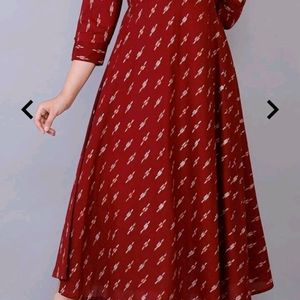 ❤️‍🔥Brand New Ekkat Printed Full Anarkali Dress