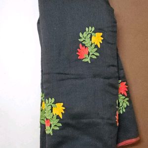 New Embroidery Saree With stitched blouse