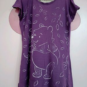 Purple Winnie The Pooh Top