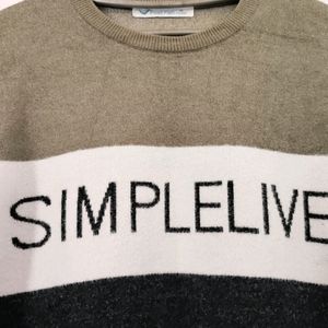 Mens  Crew Neck Pullover