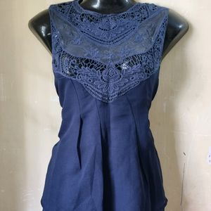 Lace Round Neck Top