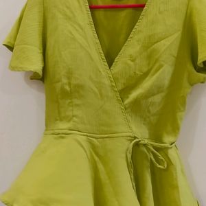 Lime Green Top For Women