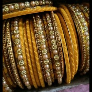 New Yellow Bangles Set