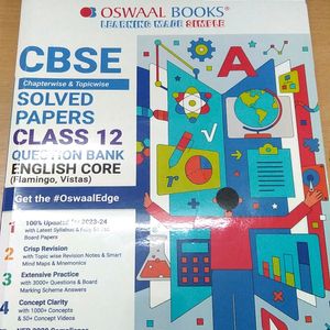 Oswal Question Bank English Core Class 12th