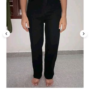 WOMEN HIGH WAIST BLACK JEANS