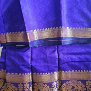 Soft Silk Purple Saree