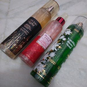 Bath And Body Works Mists 236 Ml Each