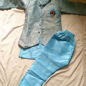 🌊Sky Blue Kurtha Set🐬