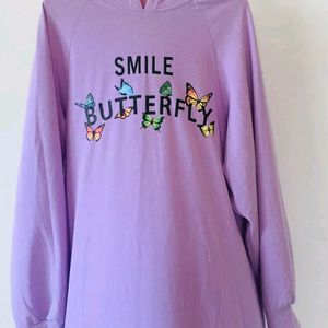 💥 Price Drop💥Butterfly Graphic Hooded Dress