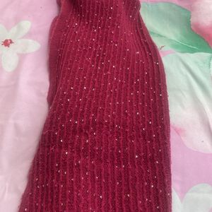 Warm Stole With Sequence